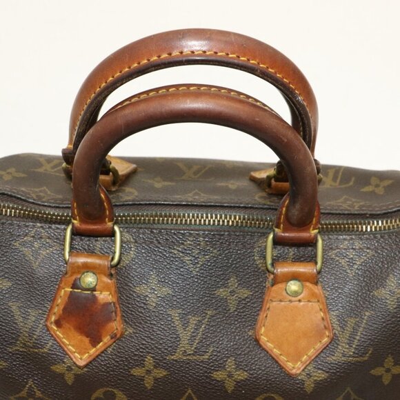 Louis Vuitton Speedy Leather Handbag - Brown *READ* - Picture 2 of 16